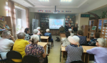Беседа-выставка "Вещи Великой Отечественной войны" - мероприятие для ЦОПС в библиотеке