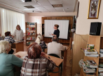 "Пусть осень жизни будет золотой" мероприятие в библиотеке для ОДП "Рябинушка"