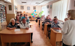 "Пусть осень жизни будет золотой" мероприятие в библиотеке для ОДП "Рябинушка"