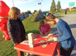 Городская библиотека на празднике двора